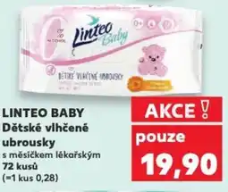 Kaufland LINTEO BABY Dětské vlhčené ubrousky nabídka