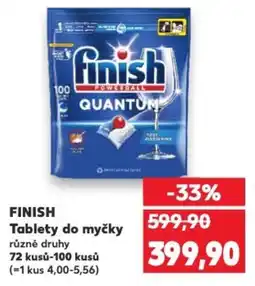 Kaufland FINISH Tablety do myčky nabídka