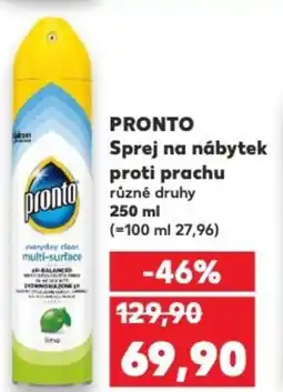 Kaufland PRONTO Sprej na nábytek proti prachu nabídka