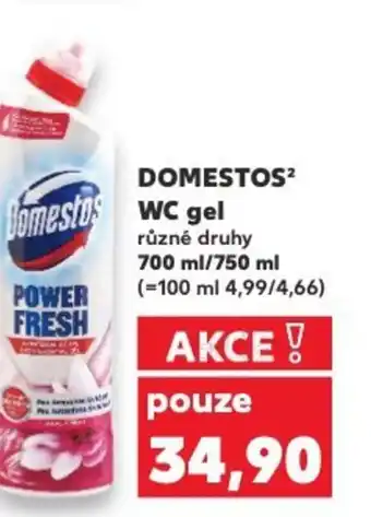 Kaufland DOMESTOS WC gel nabídka