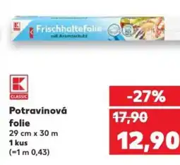 Kaufland Potravinová folie nabídka