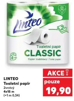 Kaufland LINTEO Toaletní papír nabídka
