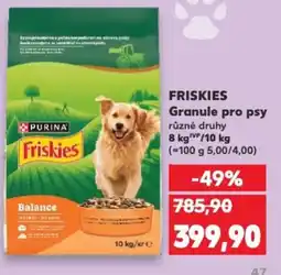 Kaufland FRISKIES Granule pro psy nabídka