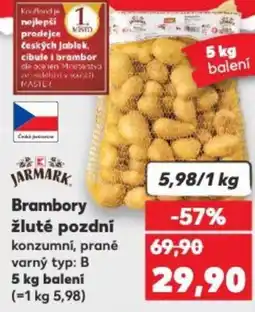 Kaufland Brambory žluté pozdní nabídka