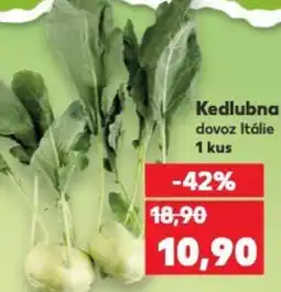 Kaufland Kedlubna dovoz Itálie nabídka