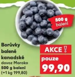 Kaufland Borůvky balené kanadské nabídka
