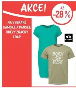 Globus Na vybrané dámské a pánské oděvy značky loap nabídka
