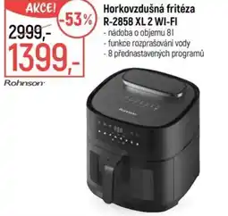 Globus Horkovzdušná fritéza R-2858 XL 2 WI-FI nabídka