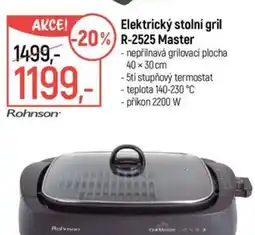 Globus Elektrický stolní gril R-2525 Master nabídka