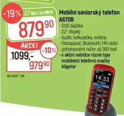 Globus Mobilní seniorský telefon A670R nabídka