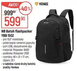 Globus NB Batoh flashpacker YBB 1502 nabídka