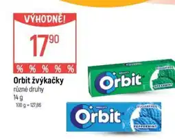 Globus Orbit žvýkačky nabídka
