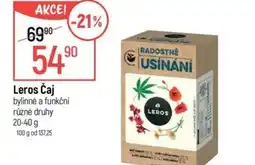 Globus Leros Čaj bylinné a funkčni nabídka