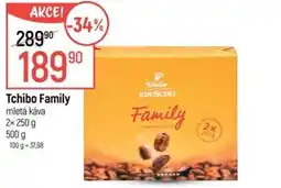 Globus Tchibo Family mletá káva nabídka