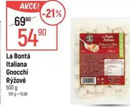 Globus La Bontá Italiana Gnocchi Rýžové nabídka