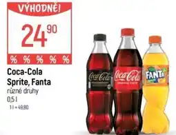 Globus Coca-Cola Sprite, Fanta nabídka