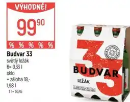 Globus Budvar světlý ležák nabídka
