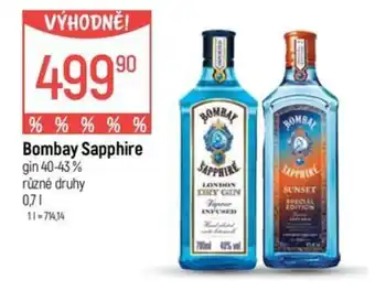 Globus Bombay Sapphire nabídka