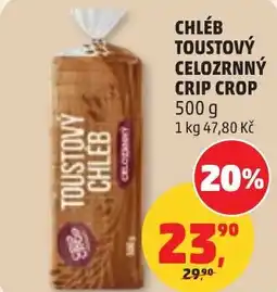 Penny Market Chléb toustový celozrnný crip crop nabídka