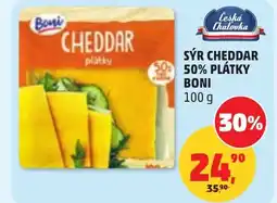 Penny Market Sýr cheddar 50% plátky boni nabídka