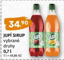 Terno Jupí sirup vybrané druhy nabídka