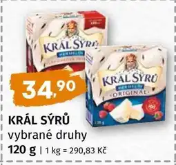 Terno KRÁL SÝRŮ vybrané druhy nabídka