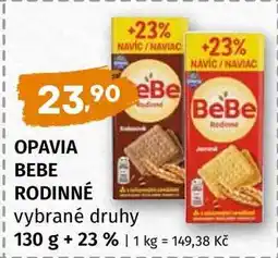 Terno OPAVIA BEBE RODINNÉ vybrané druhy nabídka