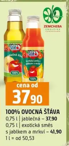 Terno 100% OVOCNÁ ŠŤÁVA nabídka