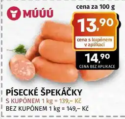 Terno Písecké špekáčky nabídka