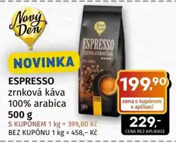 Terno ESPRESSO zrnková káva 100% arabica 500 g nabídka