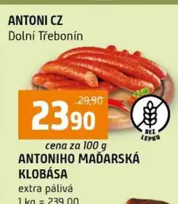 Terno ANTONIHO MAĎARSKÁ KLOBÁSA nabídka