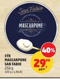 Penny Market Sýr mascarpone San Fabio nabídka