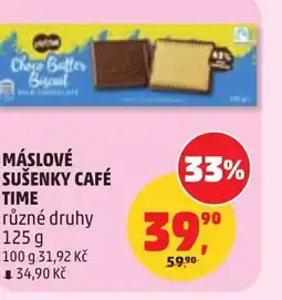 Penny Market Máslové sušenky café time nabídka