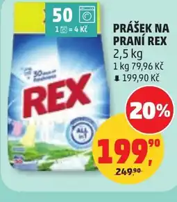 Penny Market Prášek na praní rex nabídka