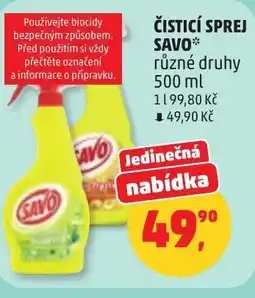 Penny Market Čisticí sprej savo nabídka