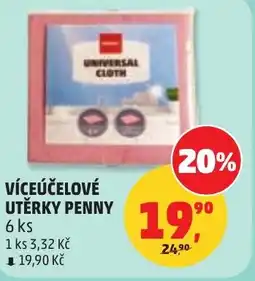 Penny Market Víceúčelové utěrky penny nabídka