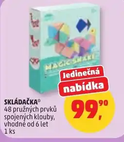 Penny Market Skládačka 48 pružných prvků spojených klouby, vhodné od 6 let nabídka