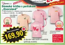 Norma Dámské tričko s potiskem ,Oversized" nabídka