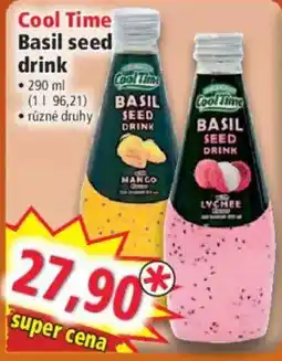 Norma Cool Time Basil seed drink nabídka
