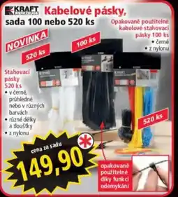 Norma Kabelové pásky, sada 100 nebo 520 ks nabídka