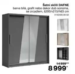 Sconto Šatní skříň DAFNE nabídka