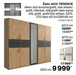 Sconto Šatní skříň TERENCE nabídka