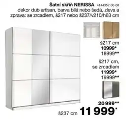 Sconto Šatní skříň NERISSA nabídka