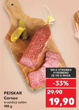 Kaufland PEJSKAR Carneo trvanlivý salám nabídka