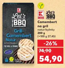 Kaufland Camembert na gril natur/bylinky nabídka