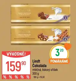 Globus Lindt Čokoláda nabídka