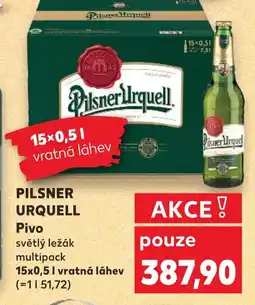 Kaufland PILSNER URQUELL Pivo nabídka