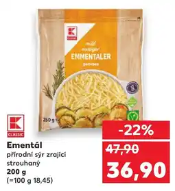 Kaufland Ementál nabídka