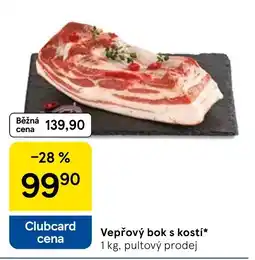 Tesco Vepřový bok s kostí nabídka