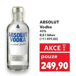 Kaufland ABSOLUT Vodka nabídka